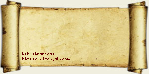 Janoš Stanojević vizit kartica